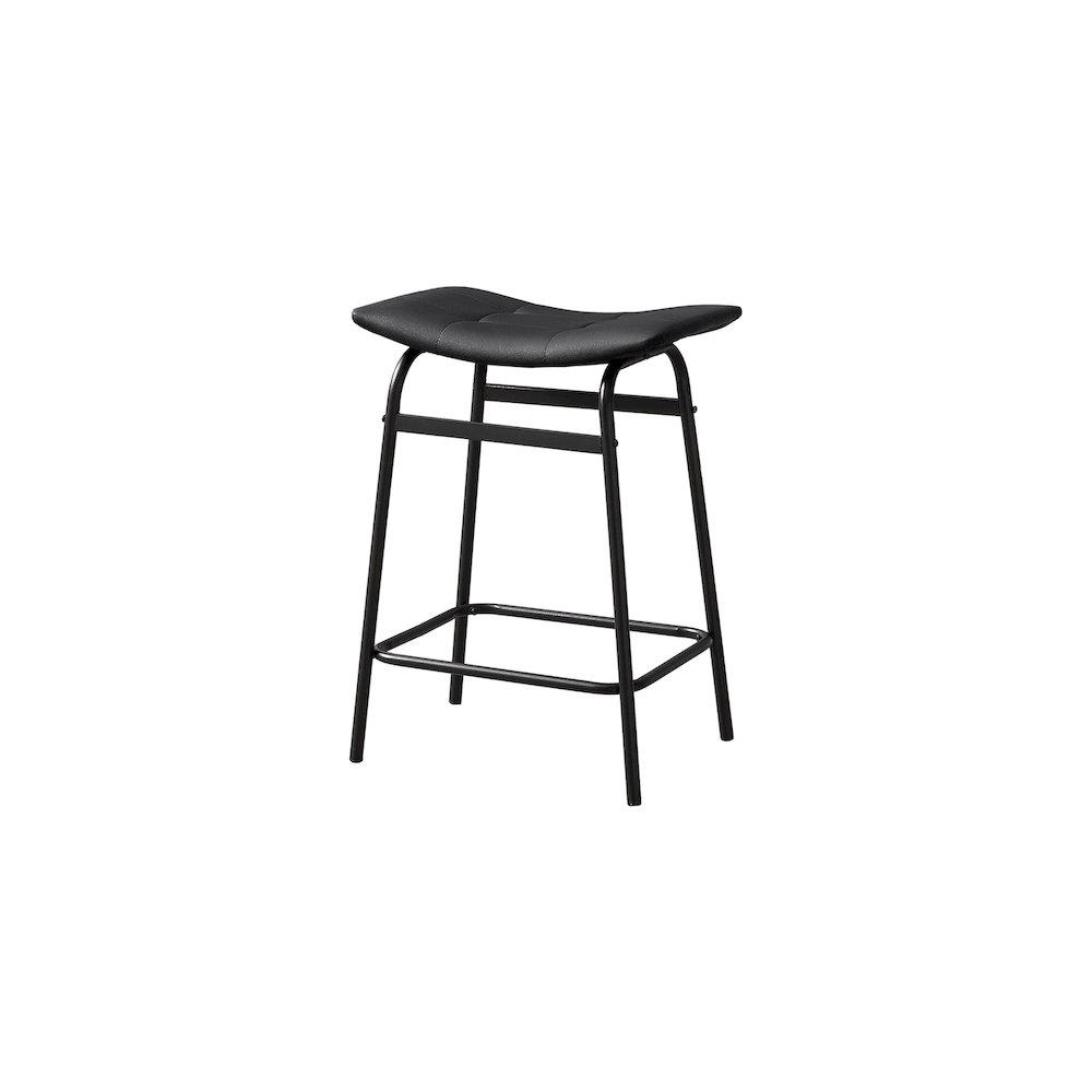 Counter height barstools set of 2 from Start2Finish, with wooden seats and metal legs, ideal for kitchen counter seating.
