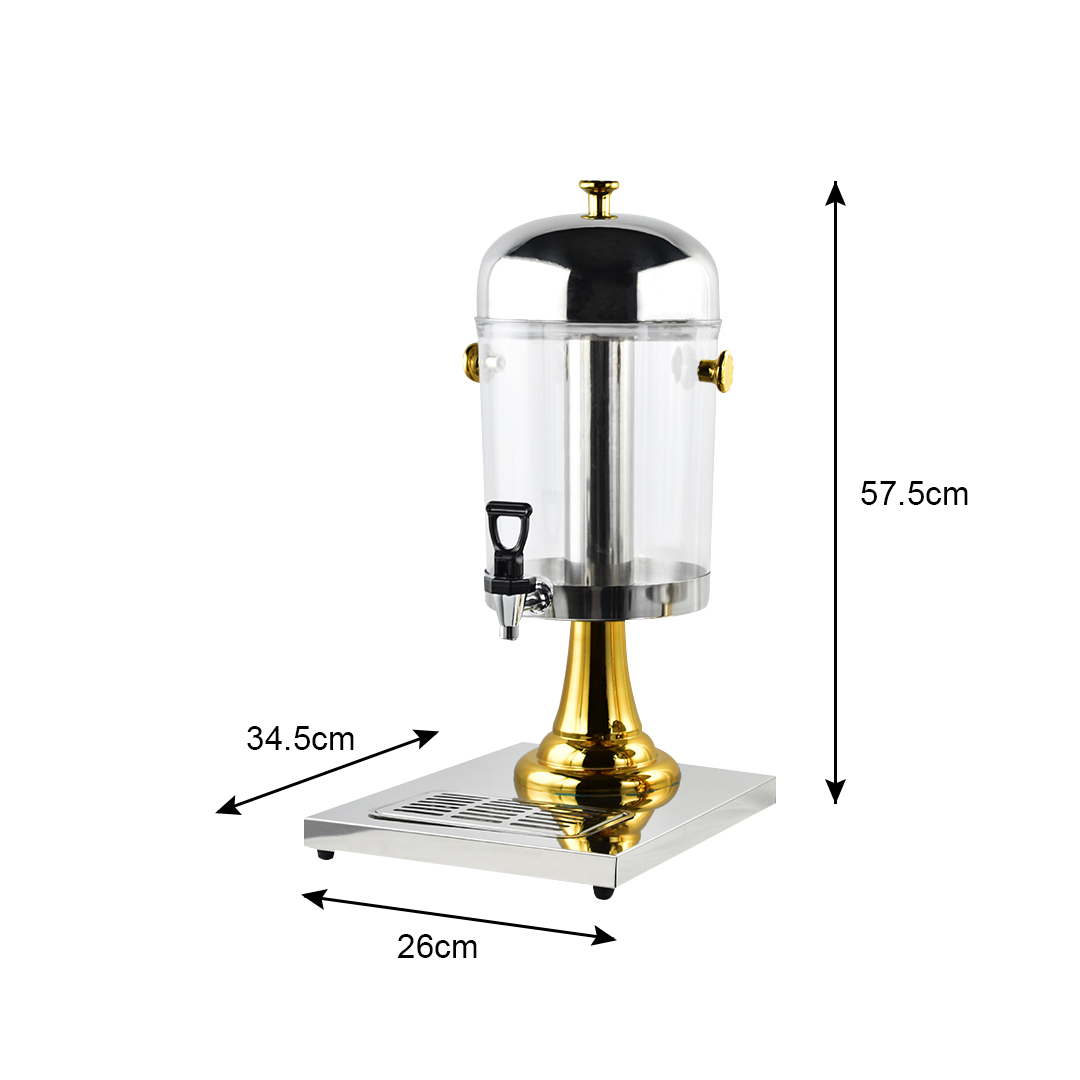 Start2Finish SOGA single 2.11-gallon home dispenser with a sleek design and easy-to-use pump for household liquid storage