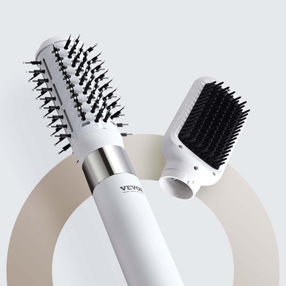 Start2Finish VEVOR Ionic Hair Dryer Styler with oval and paddle brushes, high-speed hot air for fast drying and styling.