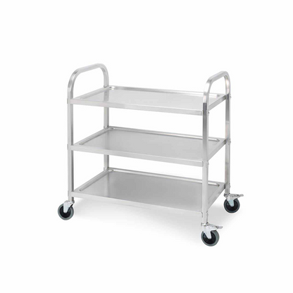 Start2Finish SOGA 3-Tier Food Cart Trolley for home use with three spacious shelves and sturdy frame.