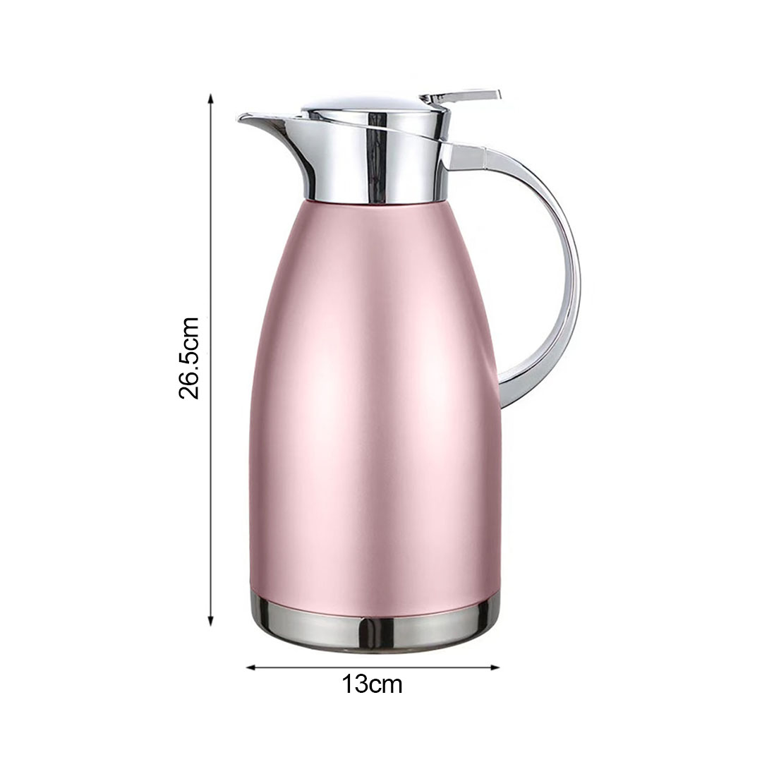 Start2Finish Soga 0.48-gallon rose insulated vacuum flask for home, featuring a sleek design and durable construction.