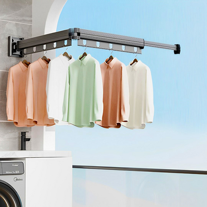 Start2Finish SOGA 36.7-inch wall-mounted clothing dry rack for home use, featuring multiple hanging bars for clothes drying.