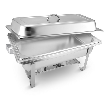 Start2Finish SOGA 2.38-gallon stainless steel chafing dish warmer for catering, with lid and full size design.