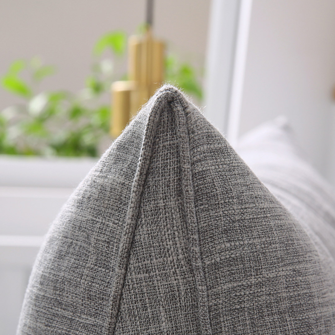 Start2Finish SOGA 180cm silver triangular wedge bed pillow headboard and backrest for bedside or tatami decor.