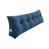 Blue SOGA 120cm triangular wedge bed pillow headboard and backrest with tatami cushion, bedroom decor by Start2Finish