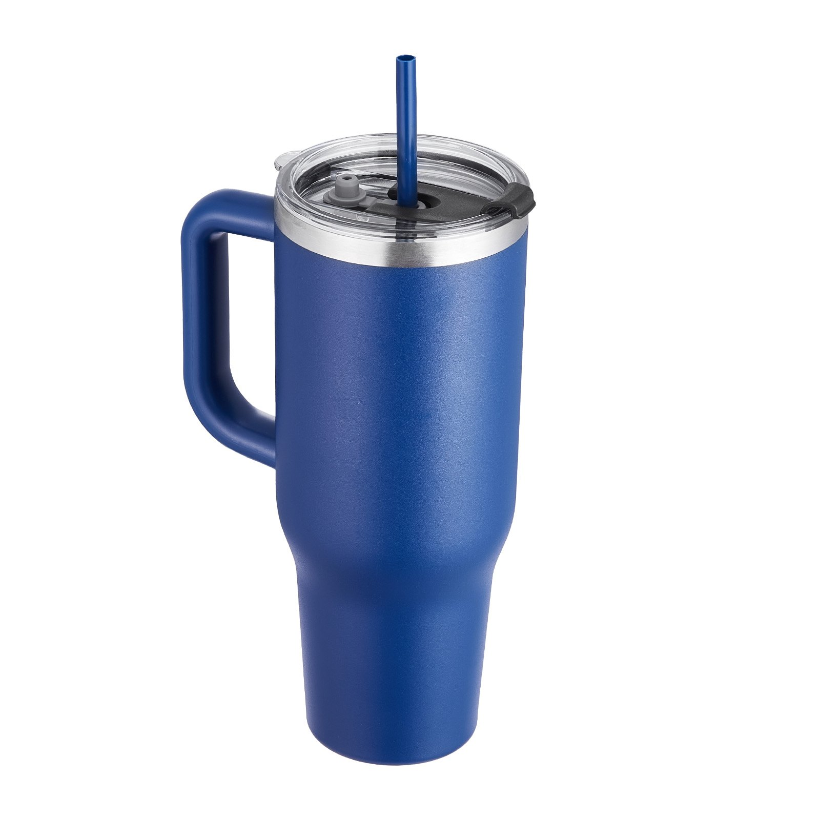 Start2Finish VEVOR 40 oz stainless steel insulated water bottle with lid, blue, double-walled, leakproof, outdoor travel hydration flask