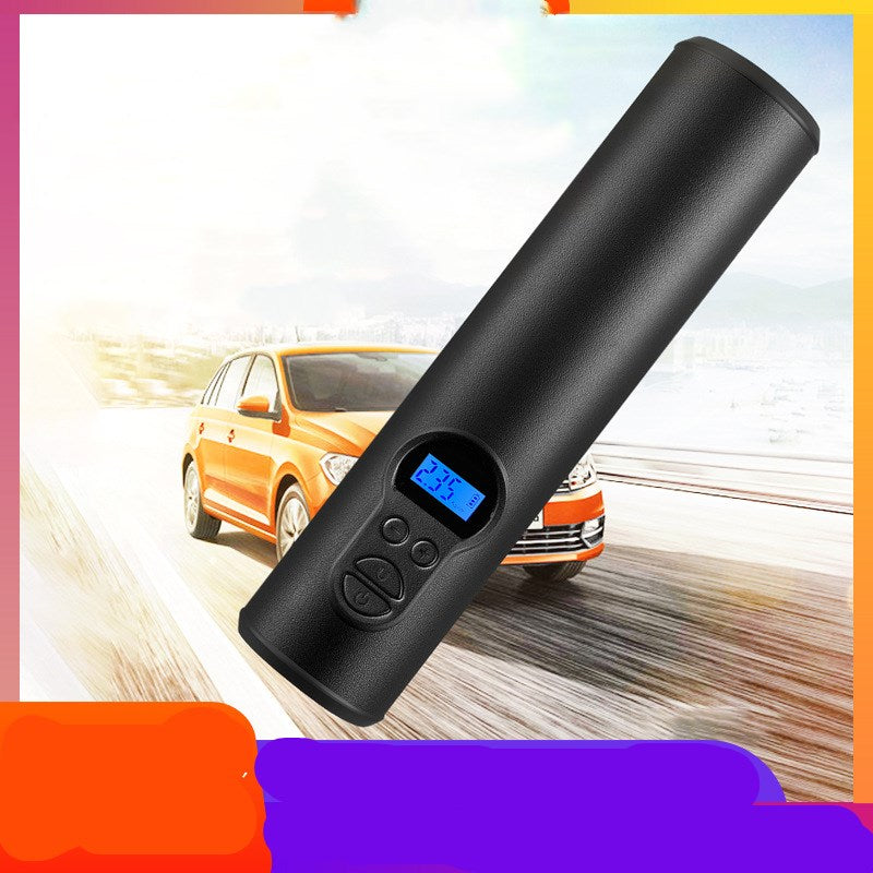 Maroon Asteria cordless portable tire inflator with digital air pump, compact automotive compressor for quick tire inflation.