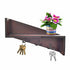 Wooden wall hanging shelf bracket from Apricot Lucky, designed for home decor and wall storage.