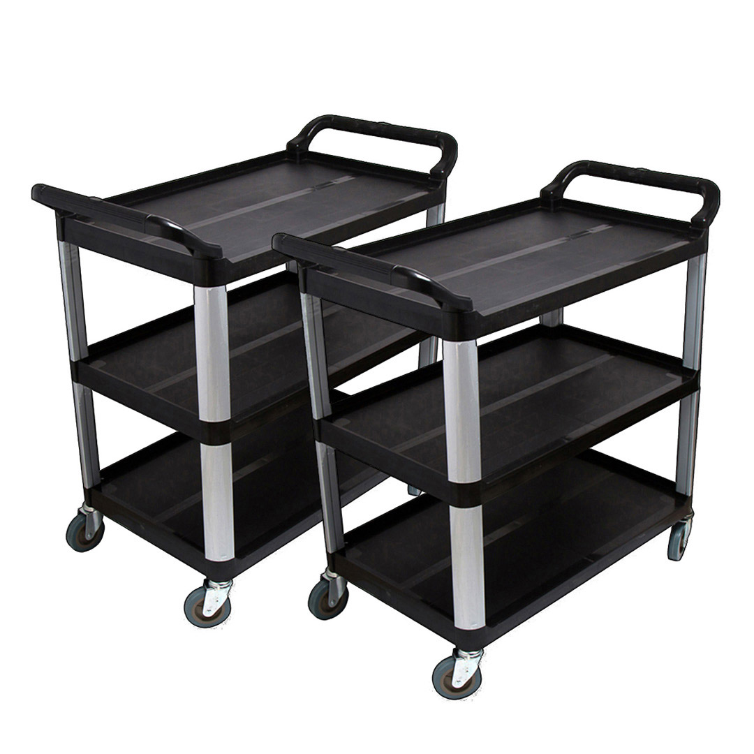 Start2Finish SOGA 2X 3-Tier Small Kitchen Trolley with metal frame, shelves, and wheels for easy storage and mobility.