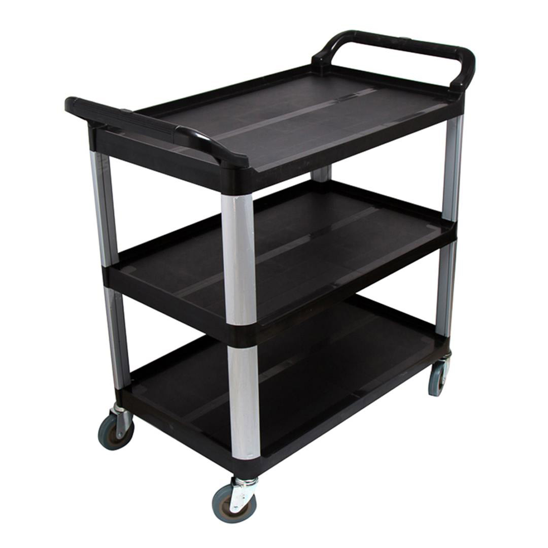 Start2Finish SOGA 2X 3-Tier Small Kitchen Trolley with open shelves and wheels for easy mobility.