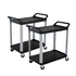 Start2Finish SOGA 2X 2-Tier Food Trolley kitchen cart with metal frame and wheels for easy mobility.