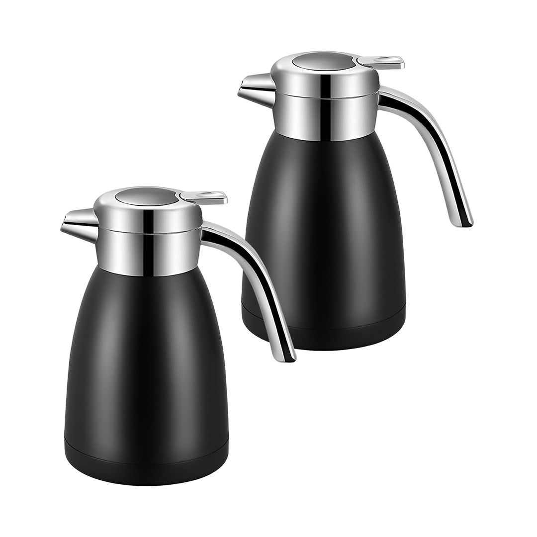 Start2Finish SOGA 2X 1.8L black water bottle, durable plastic with screw-on lid, ideal for hydration at home or on the go.
