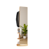 Start2Finish full-length mirror with coat rack, rubber wood frame, and 360° rotation, ideal for bedroom or entryway decor.