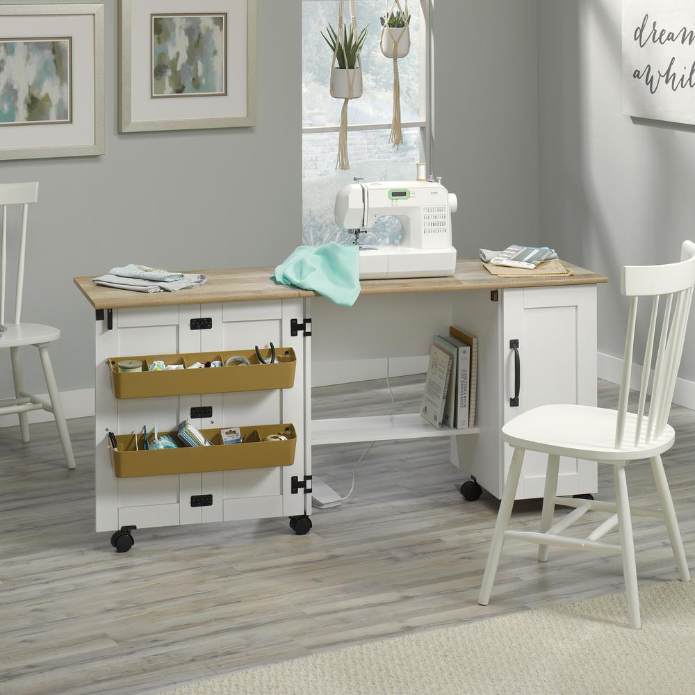 Start2Finish craft and hobby storage organizer in soft white, featuring multiple compartments for versatile organization.