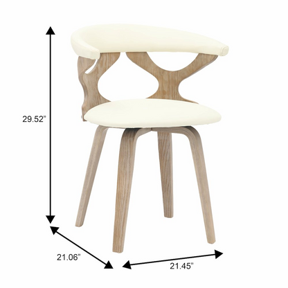 Modern wooden dining chair from Start2Finish with a sleek design, featuring a smooth wooden seat and backrest.