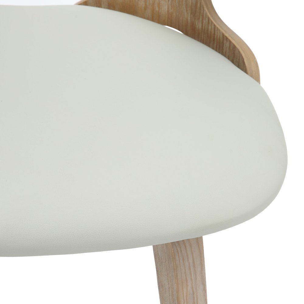Modern wooden dining chair from Start2Finish featuring a sleek design with a contoured seat and backrest for comfortable seating.
