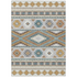 Start2Finish ivory indoor/outdoor chantille rug, 5&