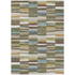 Start2Finish green indoor/outdoor Chantille ACN2575 rug, 8x10 feet, machine washable, featuring intricate patterns and durable material.