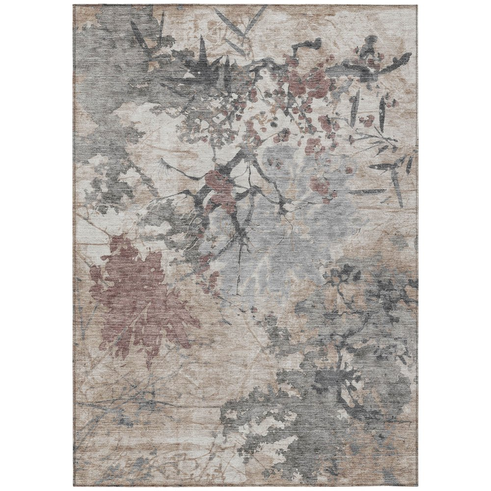 Start2Finish brown indoor/outdoor Chantille rug, 5&