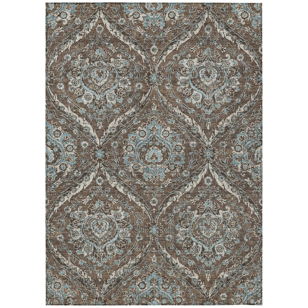 Start2Finish brown indoor/outdoor Chantille ACN2703 rug, 5&