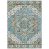 Start2Finish teal indoor/outdoor Chantille ACN2704 rug, 5&