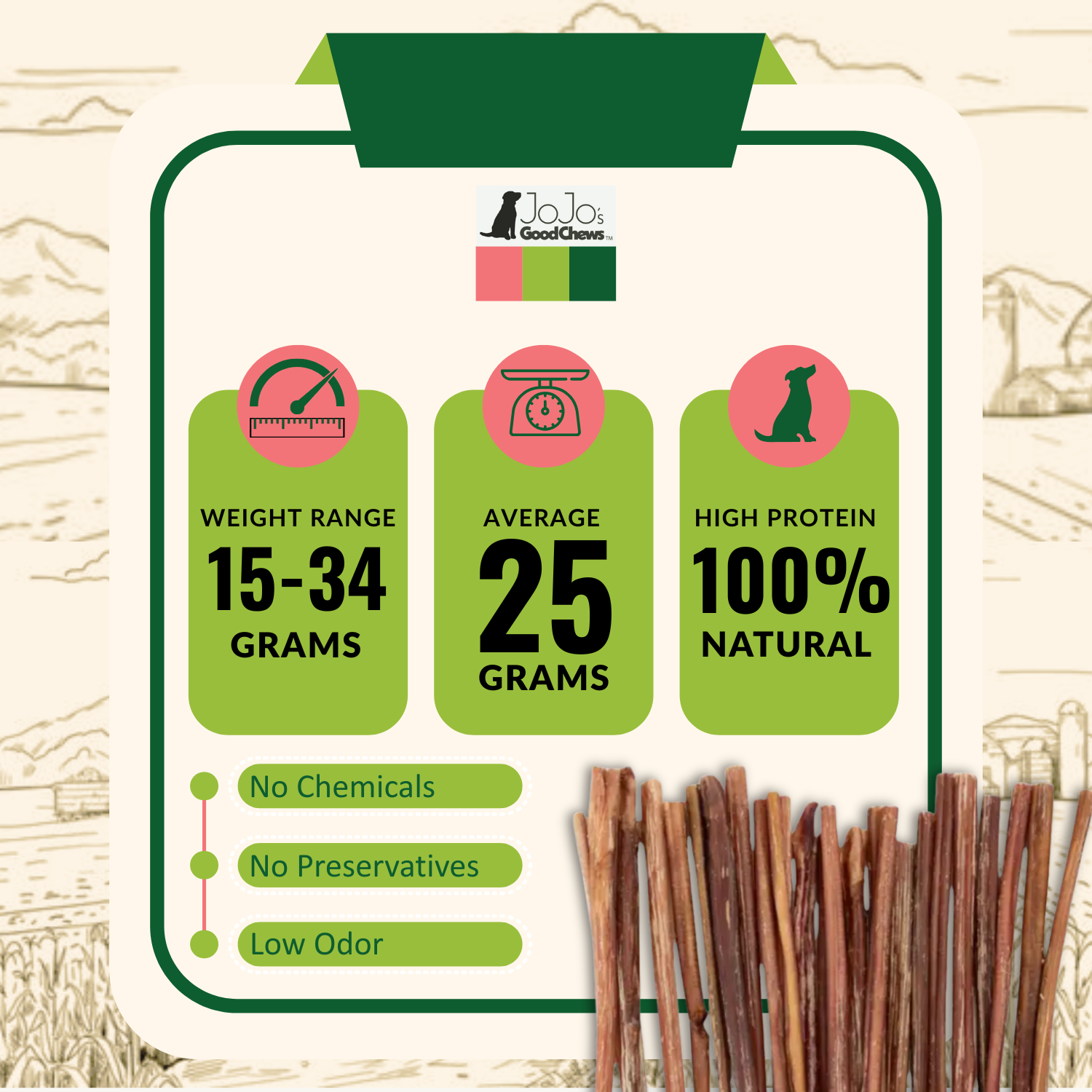Start2Finish all-natural beef bully stick dog treat, 12-inch thin, high-protein, nutrient-rich pet chew for dogs.