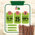Start2Finish all-natural beef bully stick dog treat, 12-inch thin, high-protein, nutrient-rich pet chew for dogs.