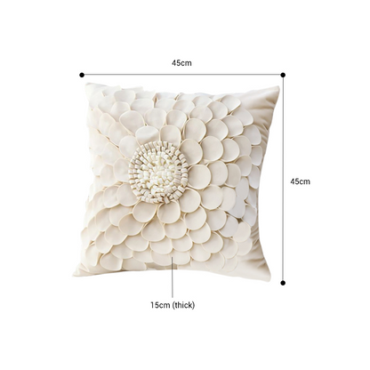 Start2Finish SOGA sunflower cotton throw pillow cover, 17.7 inches, with bright sunflower design for home decor.