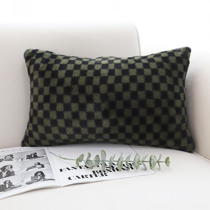 Dark green SOGA 2X 11.8-inch urban luxury throw pillow by Start2Finish, showcasing plush fabric and stylish design for home decor.