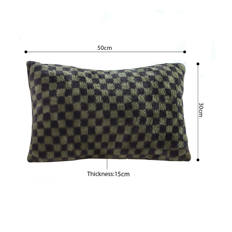 Dark green SOGA 2x 11.8-inch urban luxury throw pillow by Start2Finish, featuring plush fabric and stylish design for home decor.