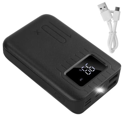 Pear Daisy portable power bank external battery charger with dual USB ports for convenient device charging.