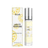 Carmine Juneberry Roxelis™ Lemon Perfume bodycare product with fresh lemon and floral notes, displayed in a sleek bottle.