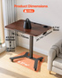 Start2Finish VEVOR standing desk with adjustable height, tilting desktop, pneumatic lift, and foot pedal for home or office use.