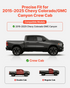 Start2Finish VEVOR black carbon steel running boards for Chevy Colorado and GMC Canyon, 3-inch side steps with non-slip surface