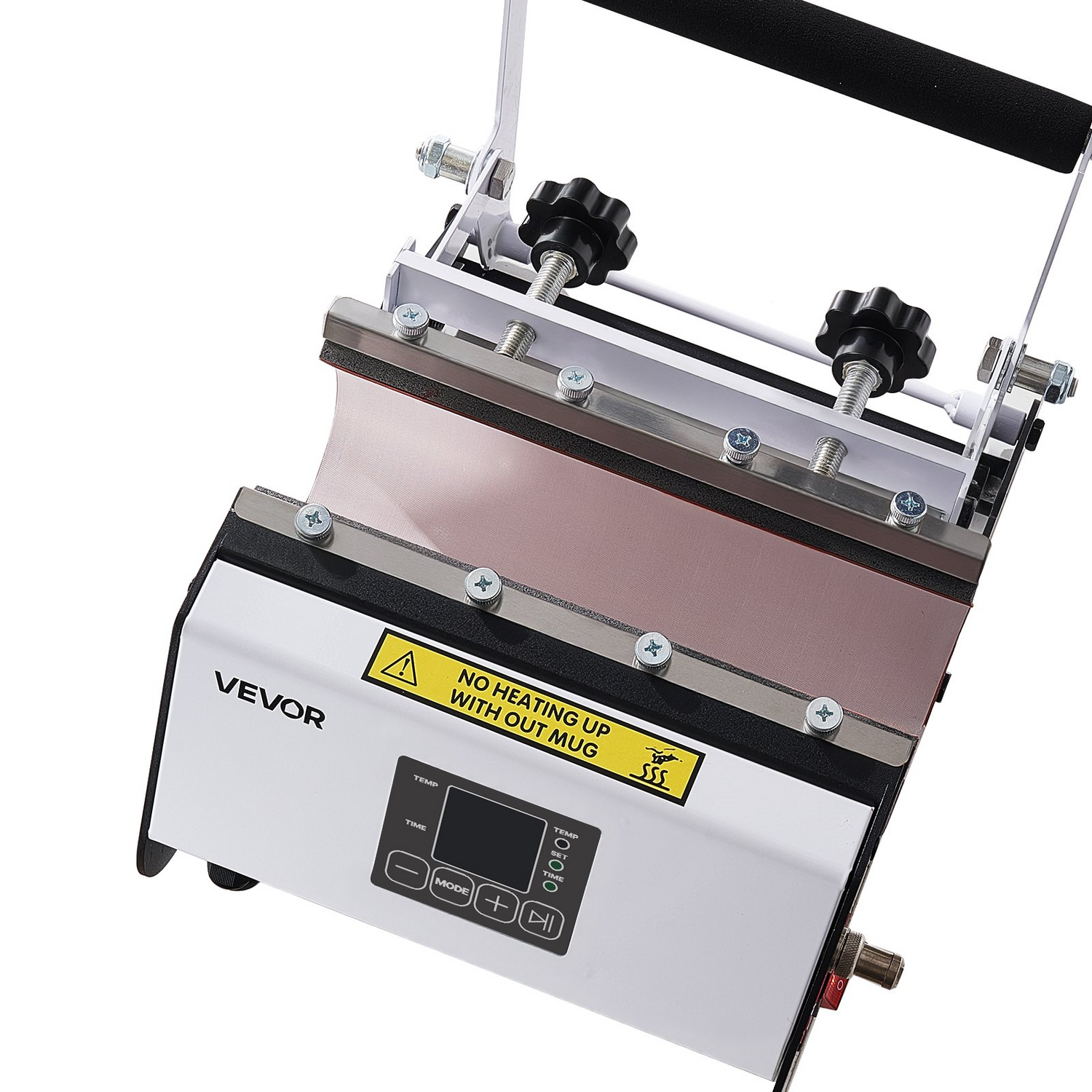 Start2Finish VEVOR Tumbler Heat Press Machine for 30 oz and 40 oz mugs with easy settings, gloves, tape, black and white models