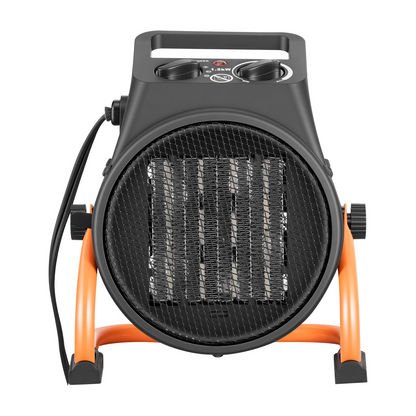 Start2Finish VEVOR 1500W greenhouse heater with thermostat, fan, adjustable angle, overheat protection for grow tents and home use.