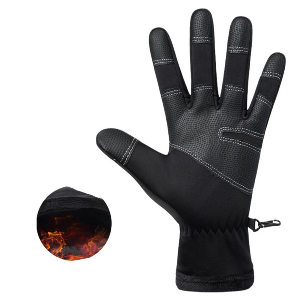 Pink Iolaus winter warm gloves with touchscreen fingertips, waterproof and anti-slip for sports and outdoor activities.