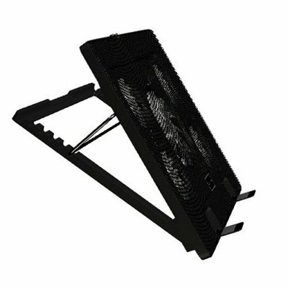 Mars Gaming MNBC2 laptop cooling base with dual USB 2.0 ports, designed to keep gaming laptops cool and quiet at 20 dBA.