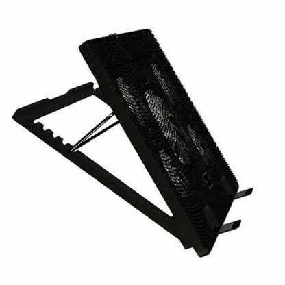 Mars Gaming MNBC2 laptop cooling base with dual USB 2.0 ports, quiet operation, designed for gaming laptops.