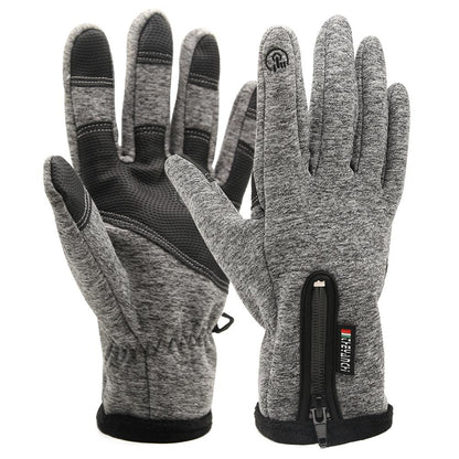 Pink Iolaus winter warm gloves with touchscreen fingertips, waterproof and anti-slip for outdoor sports and cold weather activities.