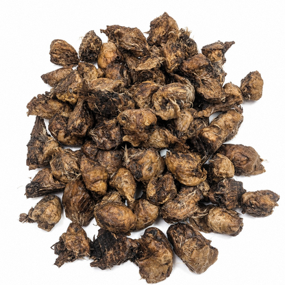 Smoked chicken heads dog treats in a large bucket, natural high-protein pet chews, 80 pieces, Start2Finish pet supplies.