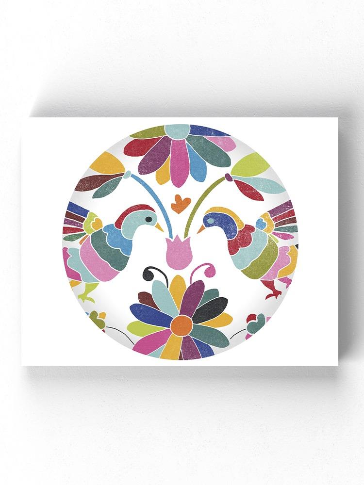 Start2Finish Folklorica Collection wall art featuring vibrant June Erica Vess Designs with colorful folk-inspired patterns.