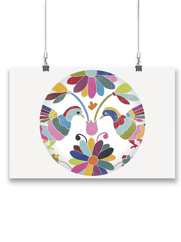 Folklorica Collection wall art by June Erica Vess, featuring vibrant, folk-inspired design for home decor.