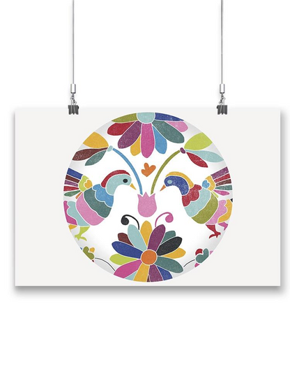 Folklorica Collection wall art by June Erica Vess, featuring vibrant, folk-inspired design for home decor.