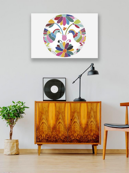 Start2Finish Folklorica Collection wall art by June Erica Vess, featuring vibrant, folk-inspired home decor artwork.