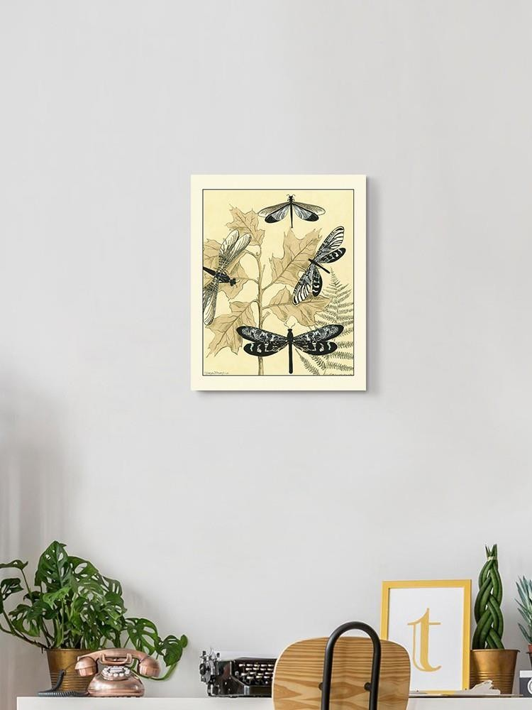 Colorful Spa Dragonflies Nature Wall Art by Megan Meagher Designs, featuring vibrant dragonflies in a natural outdoor scene.