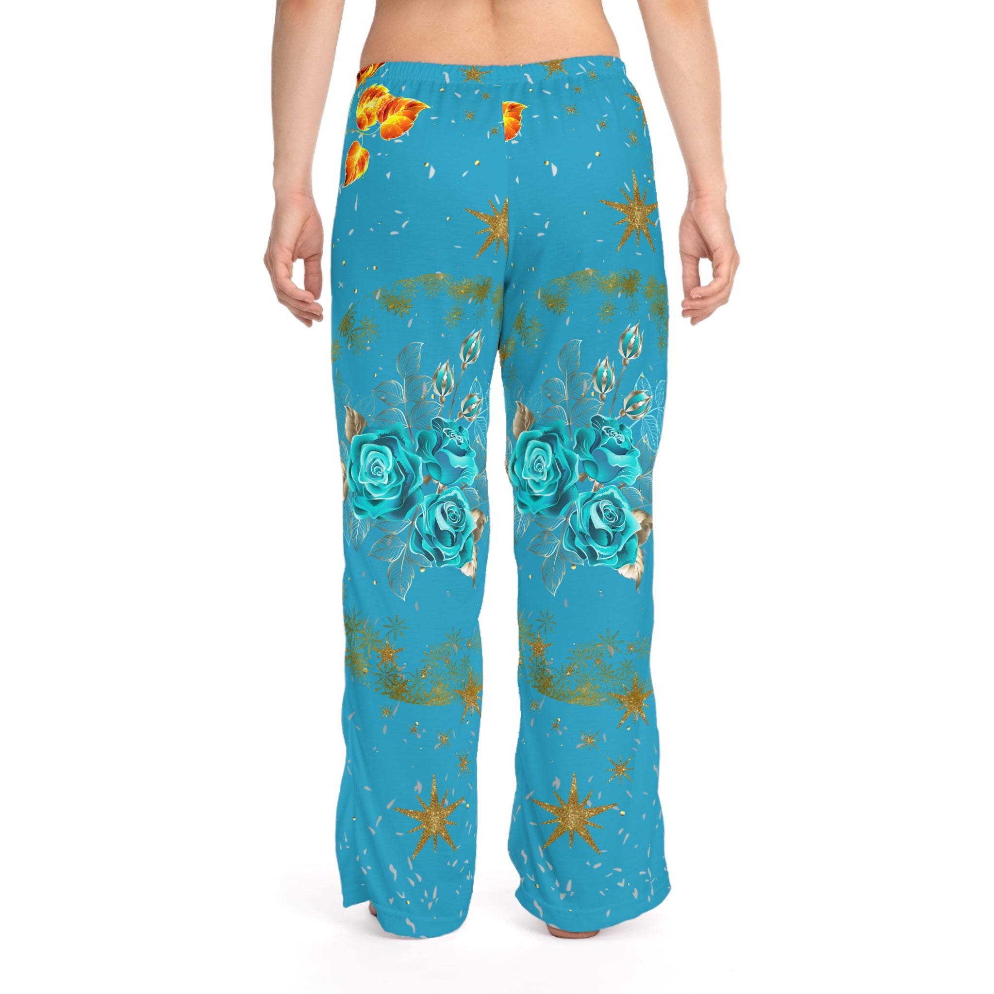 Blue floral Blooms women&