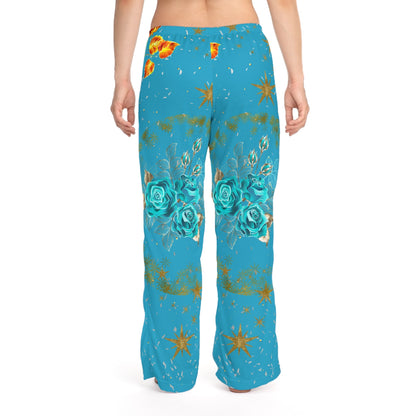 Blue floral Blooms women&