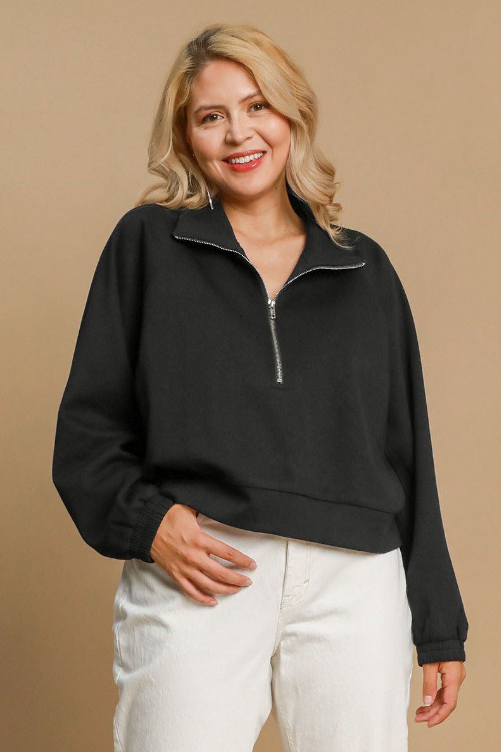 Elegant Start2Finish blouse with matching accessories, showcasing a stylish women&