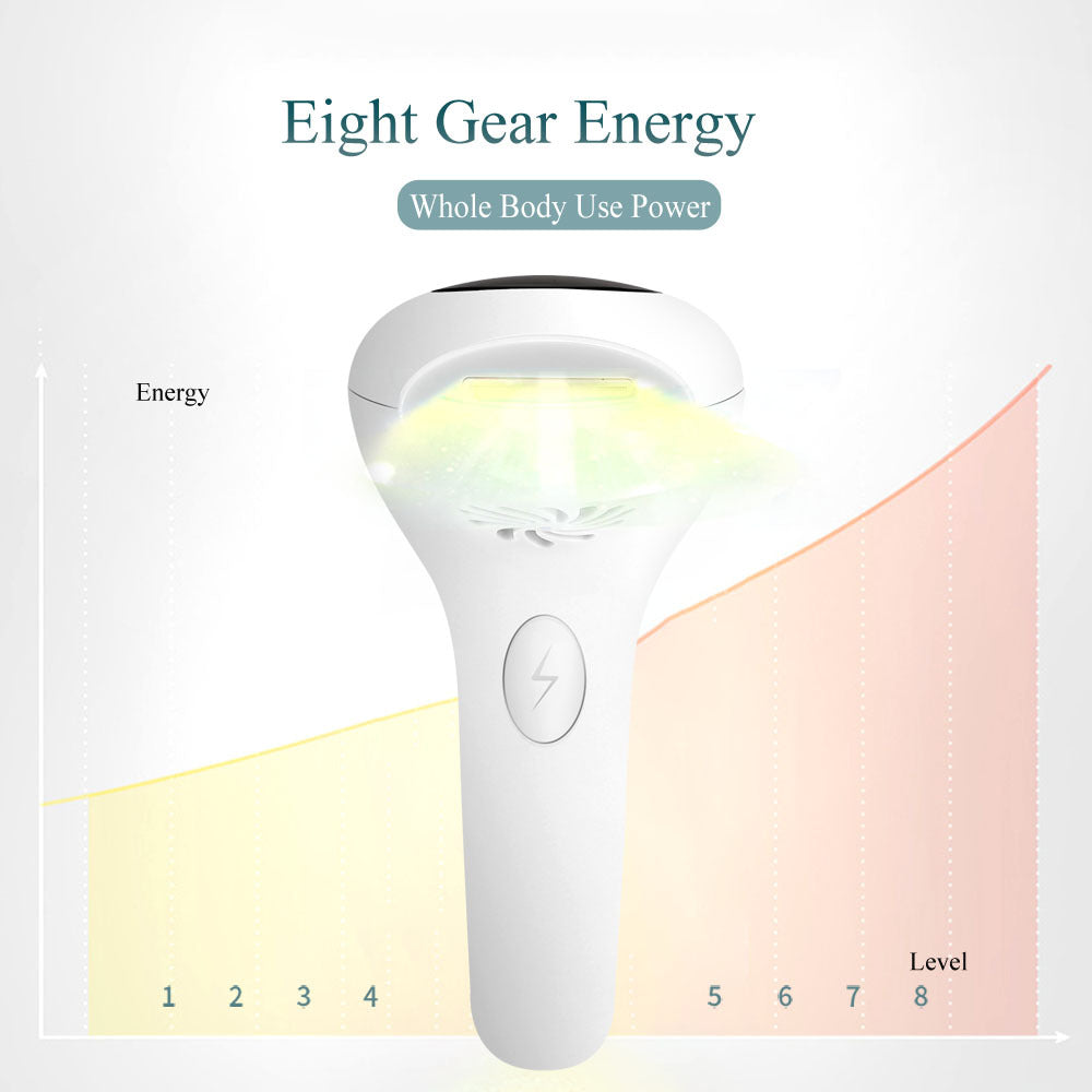 Maroon Asteria Hair Removal Laser Epilator for permanent hair reduction, featuring sleek handheld design and laser treatment head.